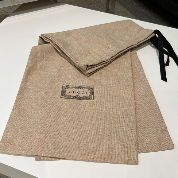 Set of 2 Authentic Gucci Dust Covers - Picture 1 of 4